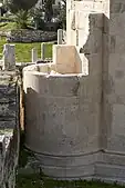 Remains of the turret tank
