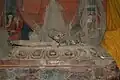 Destroyed holy monuments in Tholing Monastery.