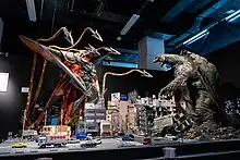 An exhibition to replicate the battle of Kyoto in Gamera 3: Revenge of Iris.