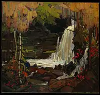 Woodland Waterfall, Winter 1916–17. 121.9 x 132.5&nbsp;cm. McMichael Canadian Art Collection, Kleinburg