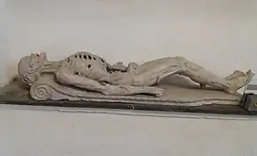 Effigy in the mausoleum of the Lords of Boussu, Boussu Castle, Belgium
