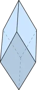 Trigonal trapezohedron(congruent rhombi)