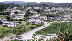 A view of Trinidad from a trail on nearby Trinidad Head on May 27, 2006.