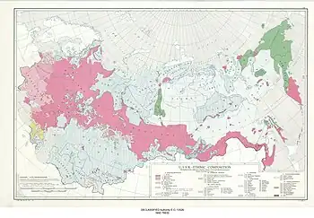 Ethnic composition of the Soviet Union in 1949