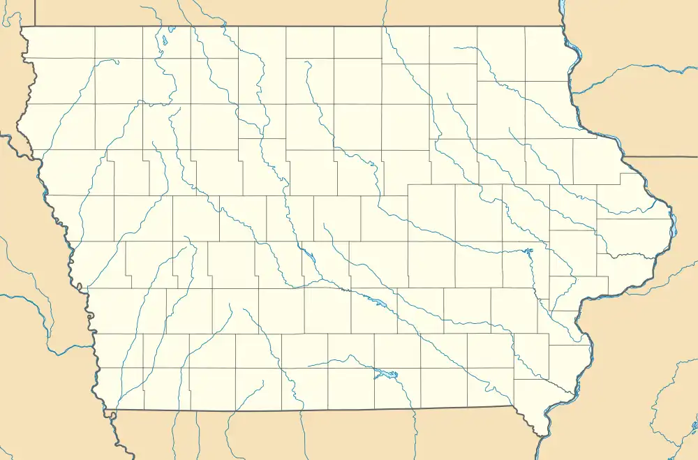 Manson impact structure is located in Iowa