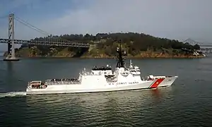 USCGC&nbsp;Waesche in San Francisco Bay