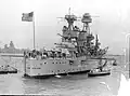 USS New York at the Spithead Naval Review