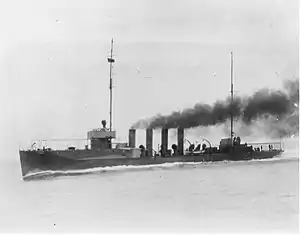 Lead ship of the O'Brien-class, USS O'Brien (DD-51)