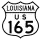 U.S. Highway 165 Bypass marker