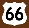 US&nbsp;66 route marker