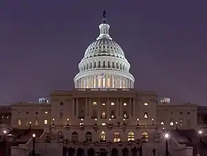 The Capitol at night in 2006