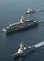 With USS Abraham Lincoln