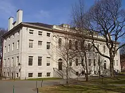 University Hall of Harvard University by Charles Bulfinch (1815), exemplary of Georgian ornamental restraint