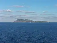 Ustica seen from the ferryboat