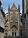 Facade of the Trinity Abbey, Vendôme (about 1250)
