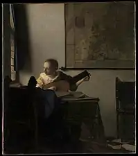 Johannes Vermeer, Woman with a Lute, 1662