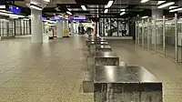 Top floor of the metro station in 2010