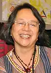Victoria Tauli-Corpuz, international indigenous activist of Igorot ethnicity