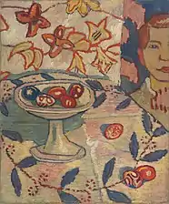 Villem Ormisson (1892–1941). Still Life with Colored Eggs. Ca. 1914‒1918. Canvas, oil.
