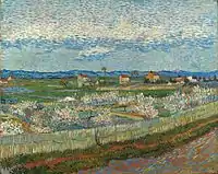 Peach Trees in BlossomApril 1888Courtauld Gallery, London (F514)