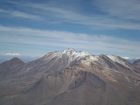 Chachani viewed from El Misti