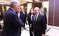 Diaz-Canel and Vladimir Putin at Novo-Ogaryovo, 29 October 2019