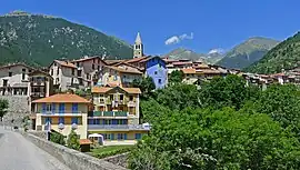 View of Saint-Martin-Vésubie