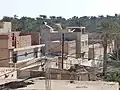 Panorama of Tozeur houses viewed from the roof of the Café Berbère, 2020.