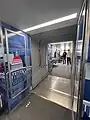 Mock-up of the open gangway, introduced for the first time to the Washington Metro