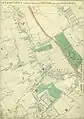 Middlesex, detail of Fulham c.1860