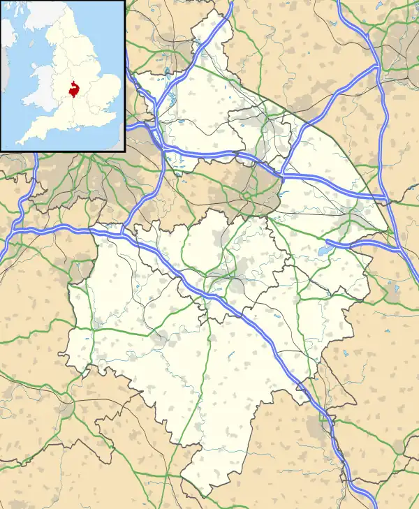 Honiley is located in Warwickshire