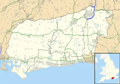 Nuthurst is located in West Sussex