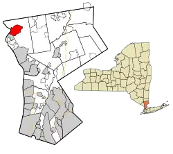 Location in Westchester County and New York