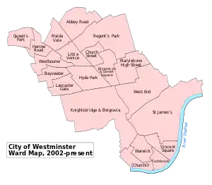 Out of date ward map