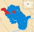 Westminster 2002 results map