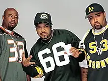 From left to right: WC, Ice Cube, Mack 10 in 2003
