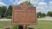Winchester Ohio Historical Marker