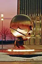 The Sphere in WTC courtyard 1998