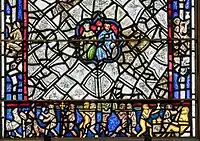Grisaille in nave windows of York Minster (1330–38)