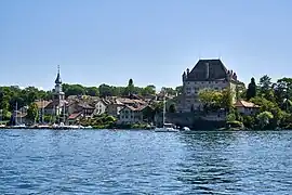 Yvoire as seen from Lake Geneva