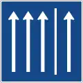 3 Fahrstreifen und 1 Seitenstreifen3 driving lanes + 1 hard shoulder (use permitted)