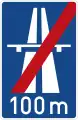 335: End of Motorway (100m)