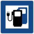 Sign 365-65Charging station for electric vehicles