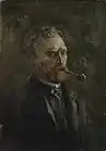 Self-Portrait with Pipe, 1886Van Gogh Museum, Amsterdam (F208)