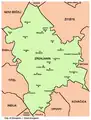 Map of Zrenjanin municipality