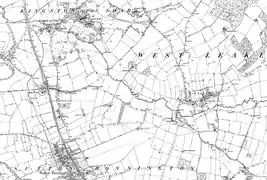 An old map of West Leake