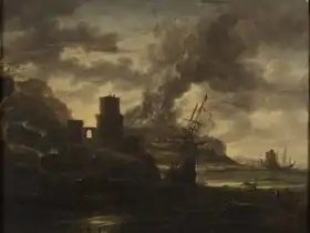 Harbour Scene (undated), oil on canvas, 72 x 94&nbsp;cm., Nationalmuseum